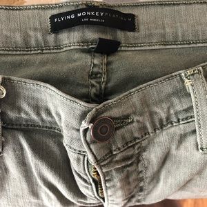 Flying Monkey Green Denim Pants